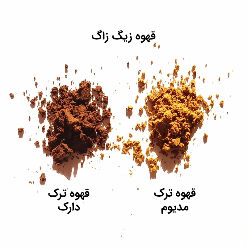 مقایسه قهوه ترک مدیوم و دارک