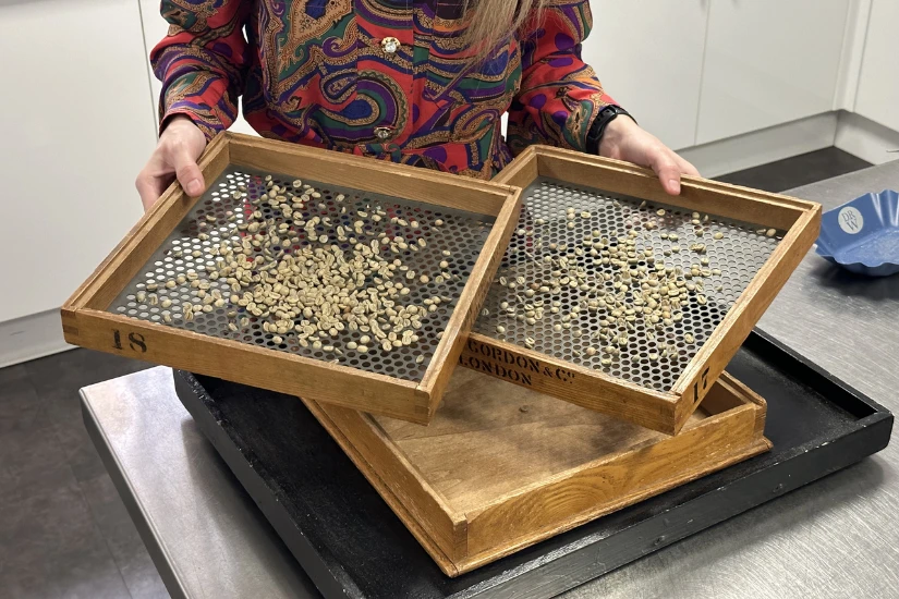 صفحات مشبک (اسکرین) سایز 18 و 17 جهت سورت کردن قهوه